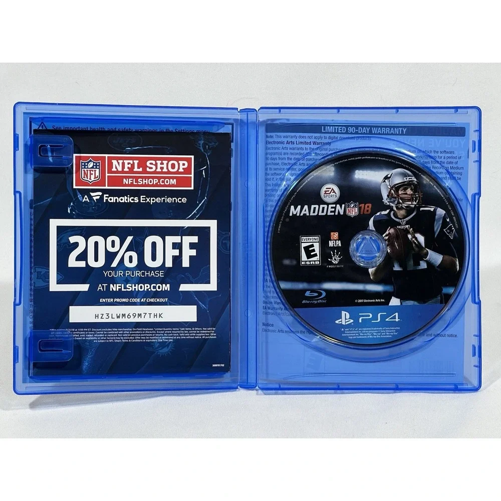 Madden NFL 18‎ PS4 Football Video Game EA Sports PlayStation 4 Tested